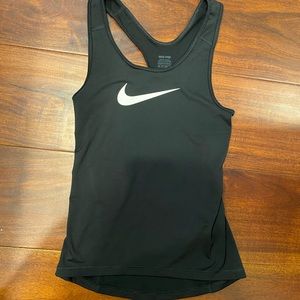 Nike black dri-fit workout tank top